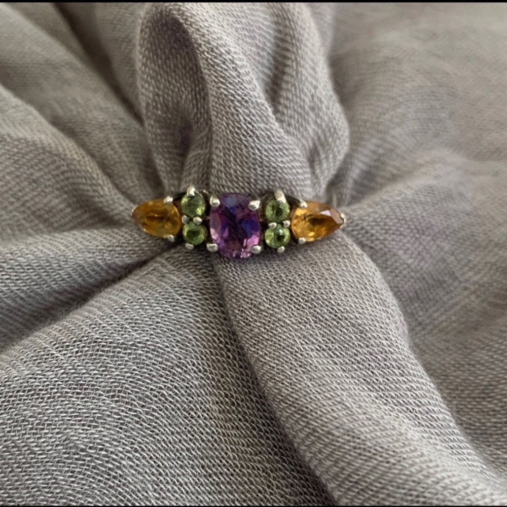 Multi Gemstone Ring